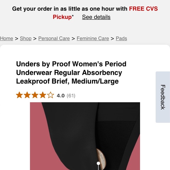 Unders by proof. Say goodbye to liners and pads - Picture 9 of 11